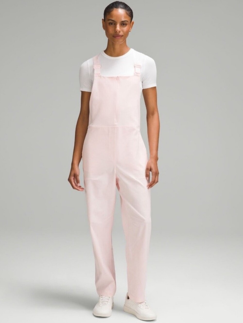 Lululemon WovenAir Overalls Sz 12 Strawberry Milkshake